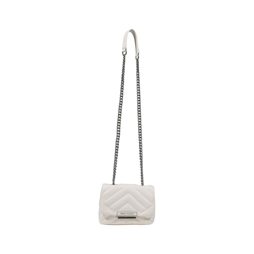 Armani Exchange – Weiße Polyester-Handtasche