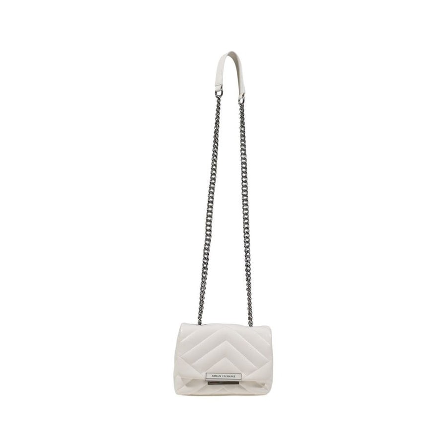 Armani Exchange – Weiße Polyester-Handtasche