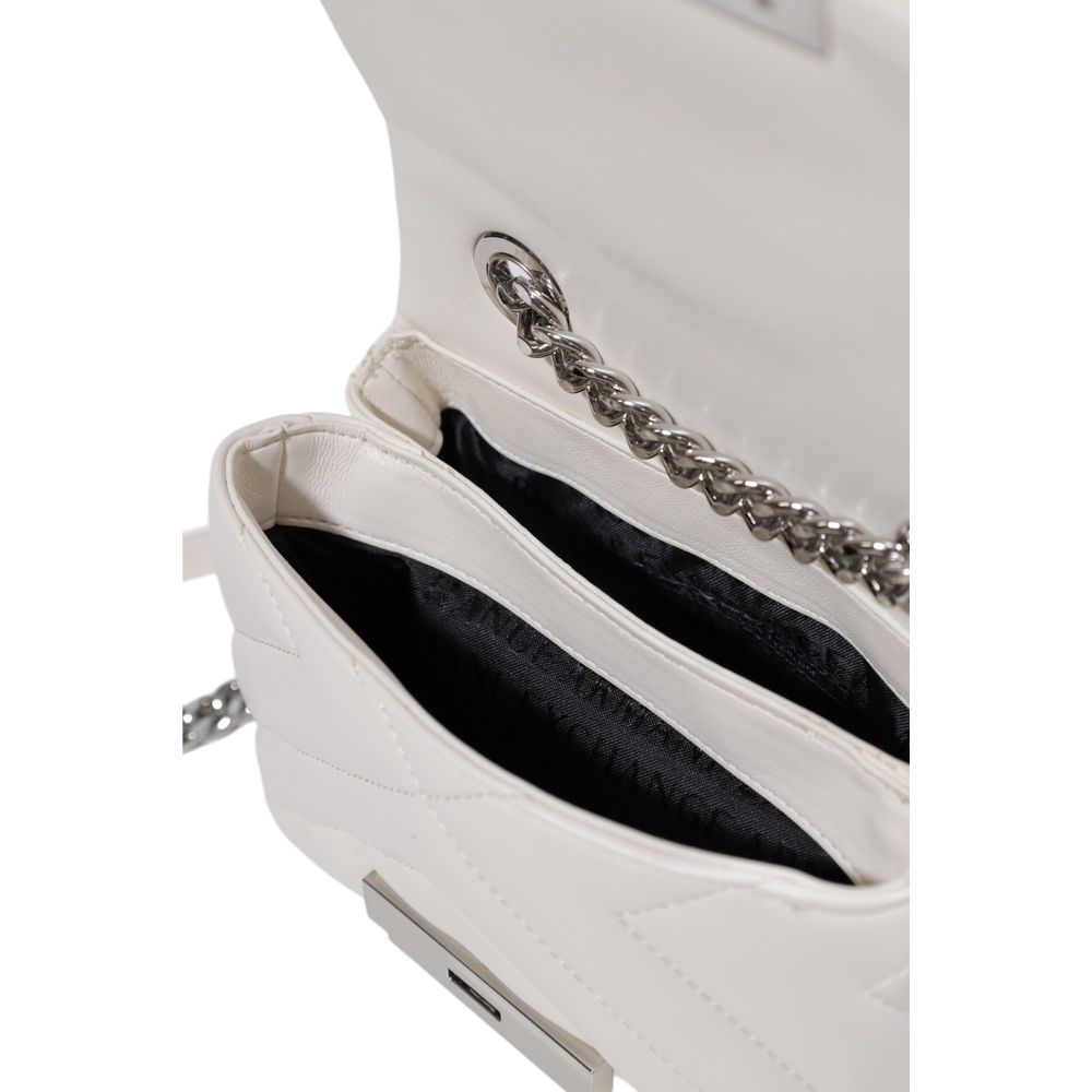 Armani Exchange – Weiße Polyester-Handtasche