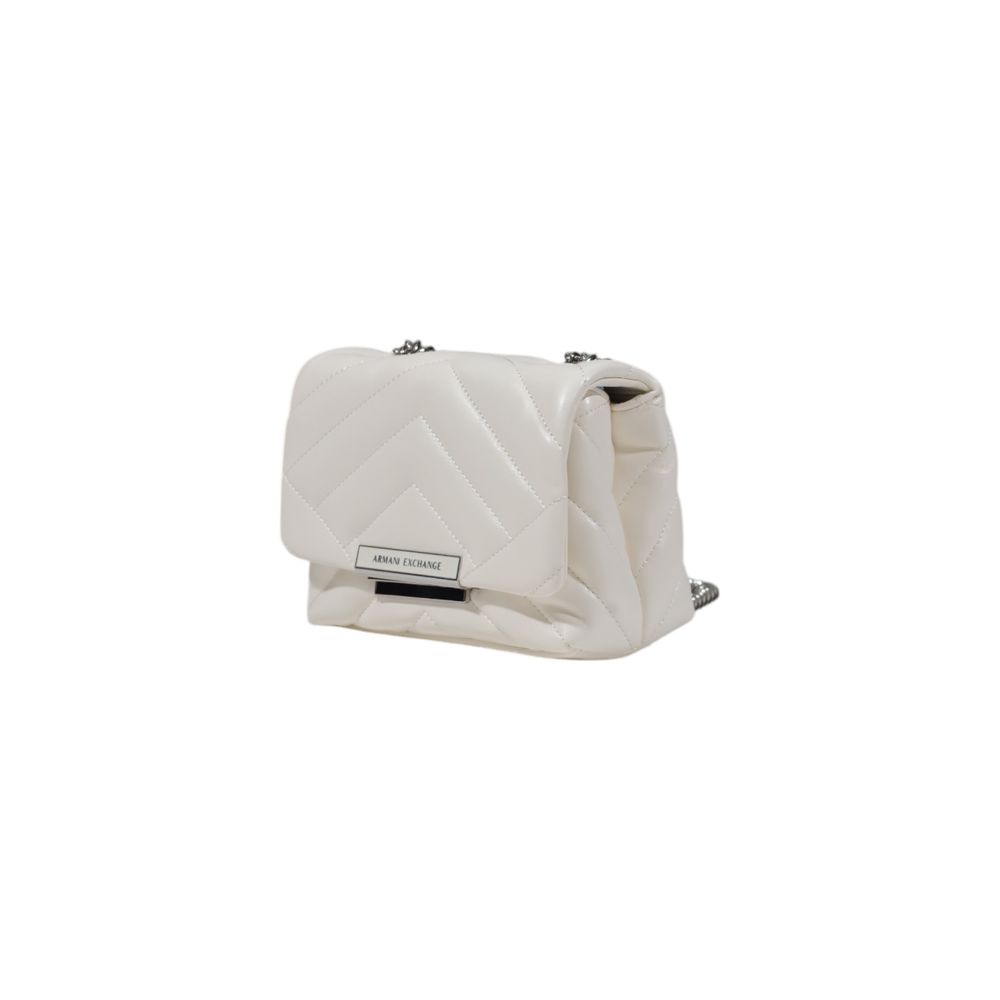 Armani Exchange – Weiße Polyester-Handtasche