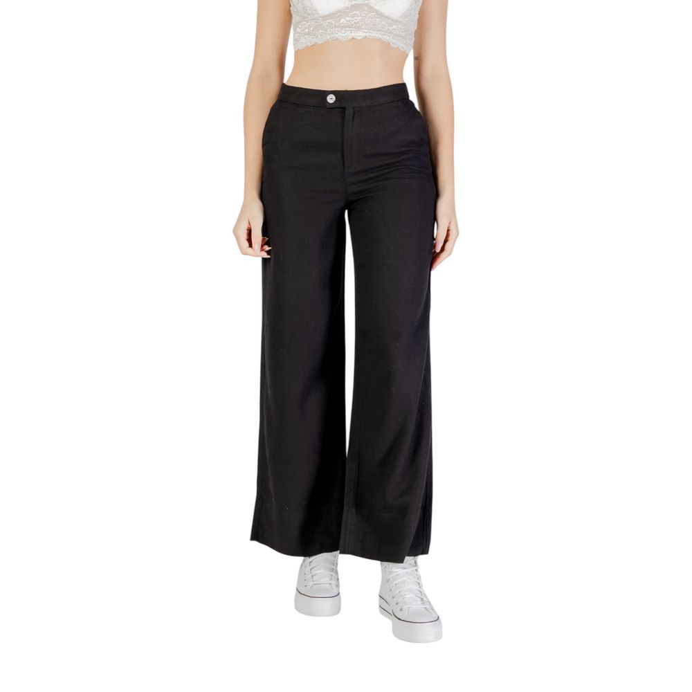 Only – Schwarze Viskosehose