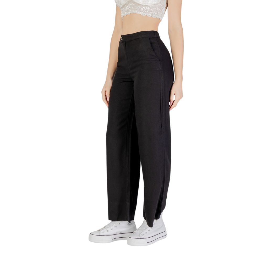Only – Schwarze Viskosehose
