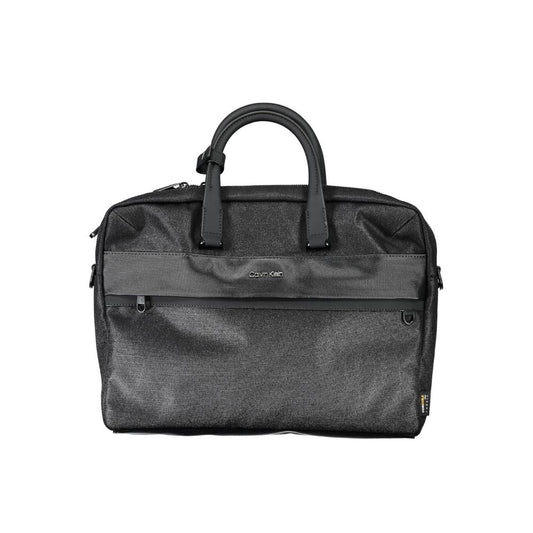 Calvin Klein Schwarze Polyester-Handtasche