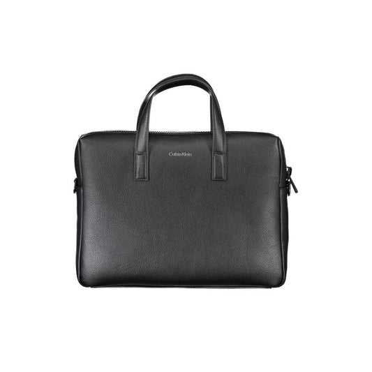 Calvin Klein Schwarze Polyester-Handtasche