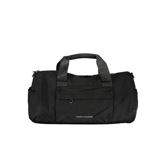 Tommy Hilfiger – Schwarze Polyester-Handtasche