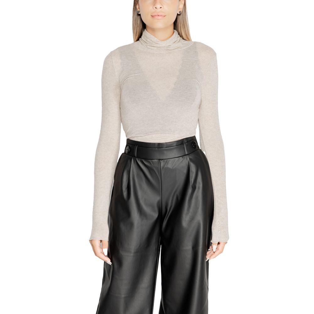 Cleré Beige Modal Langarmshirt