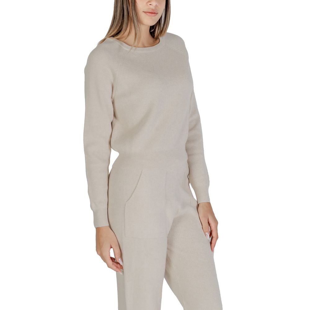 Cleré Beige Viskosepullover