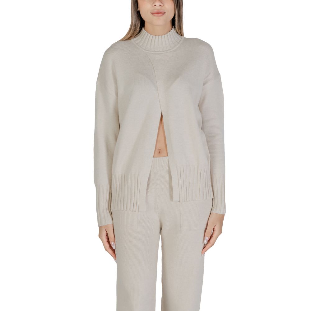 Cleré Beige Viskose-Cardigan