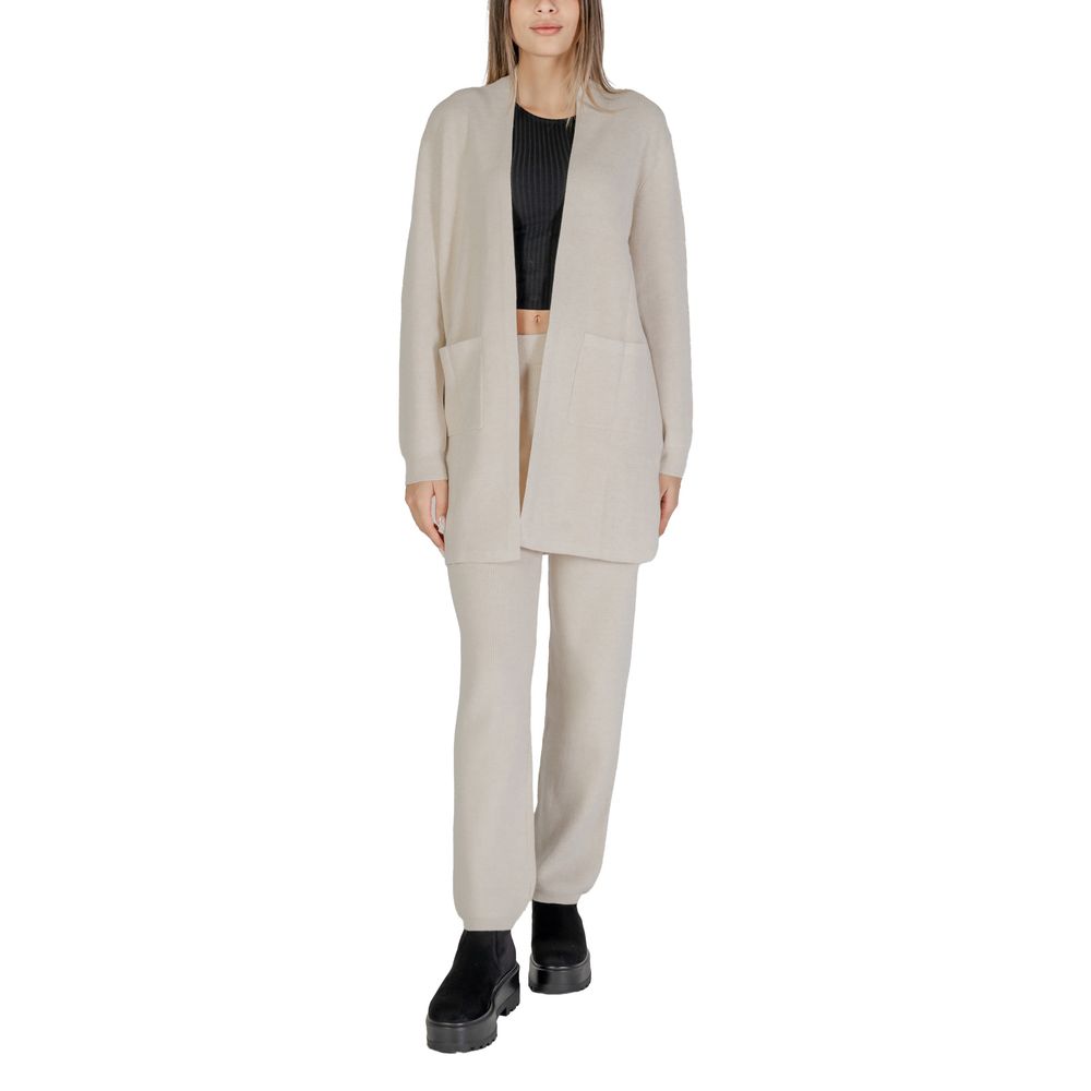 Cleré Beige Viskose-Cardigan