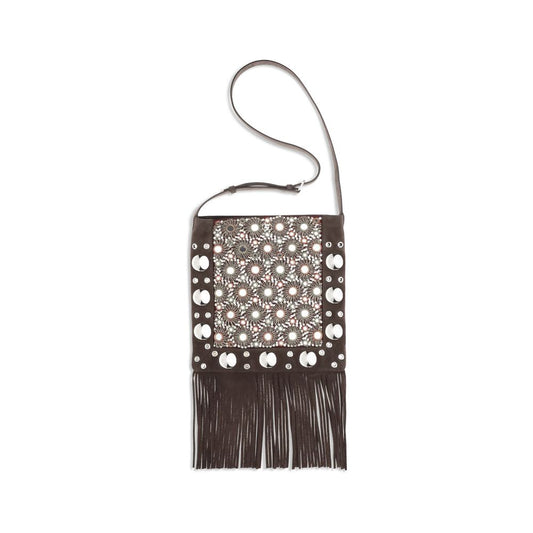 Valentino Garavani Brown Leather Shoulder Bag