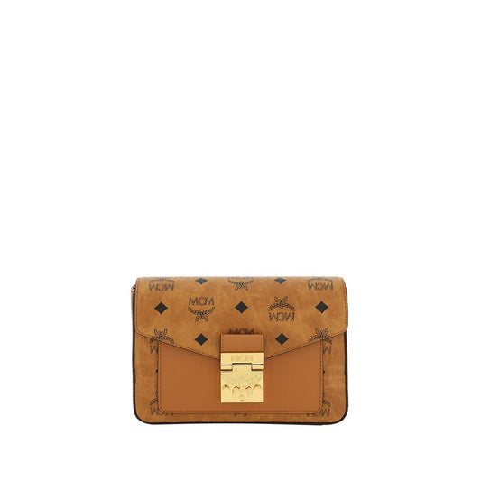 MCM Brown Calf Leather Bos Taurus Shoulder Bag