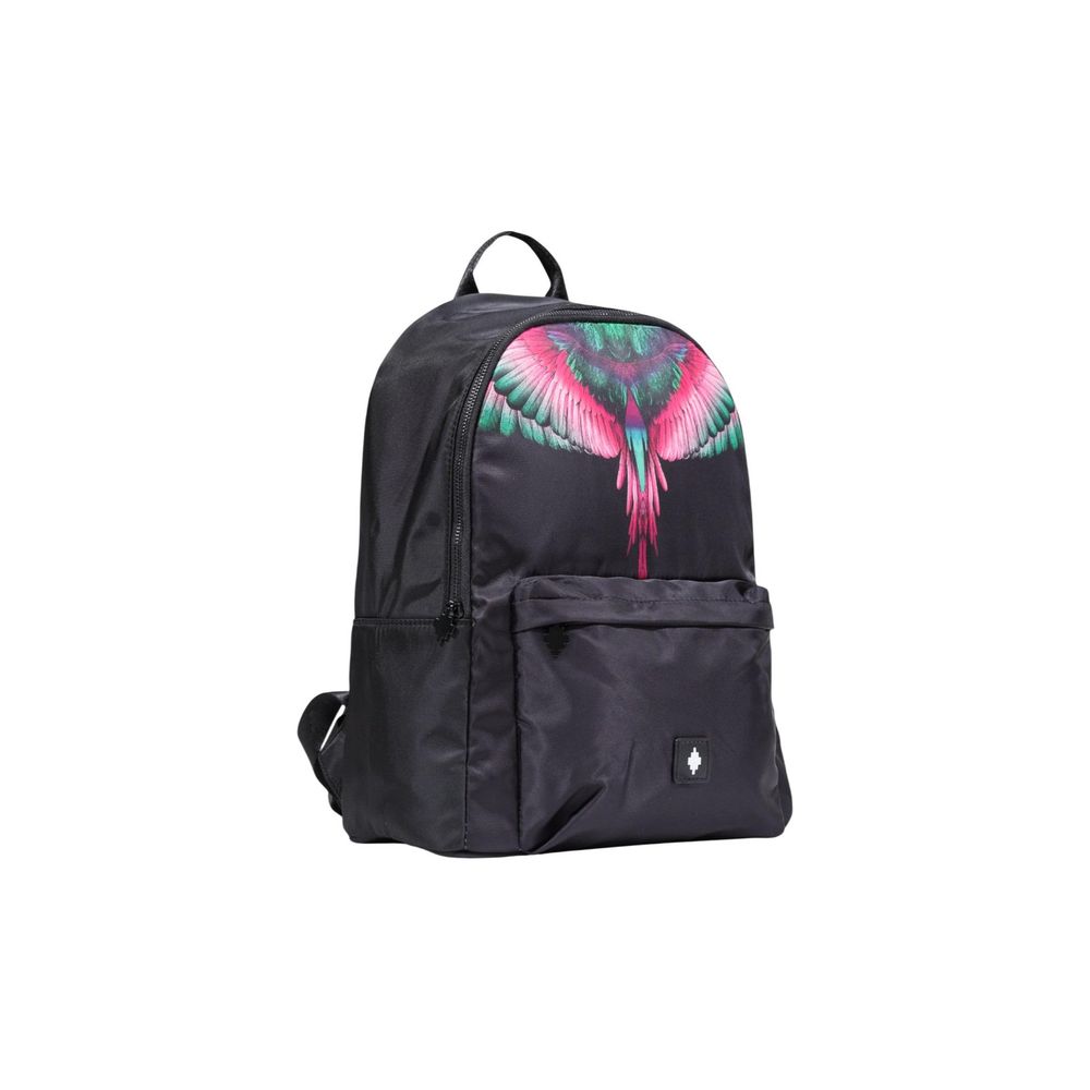 County of Milan Black Nylon Backpack