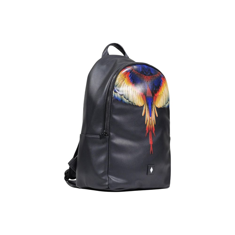 County of Milan Black Polyethylene Backpack