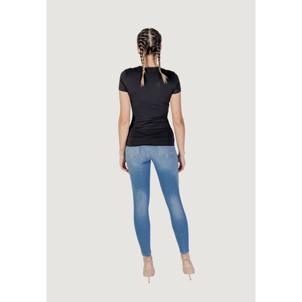 Guess Black Cotton T-Shirt