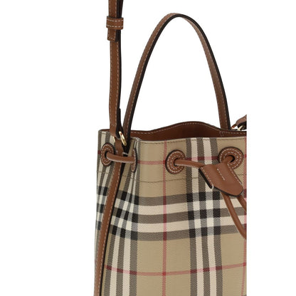 Burberry Beige Polyethylene Backet Bag