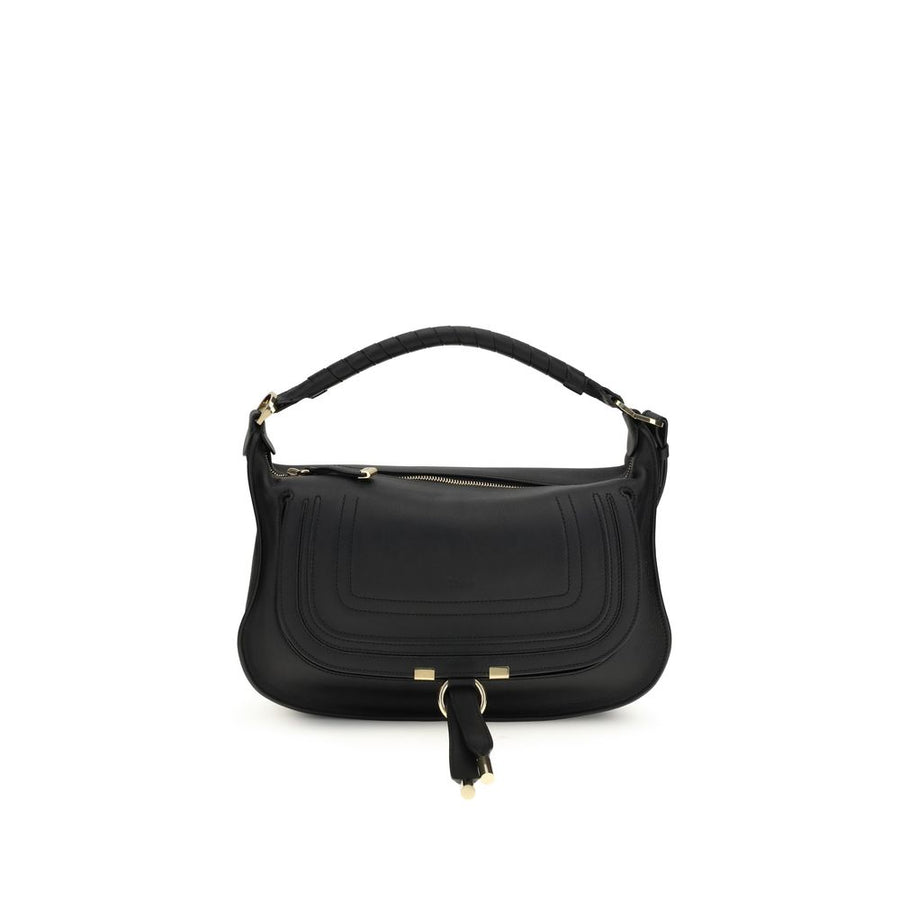 Chloé Black Calf Leather Bos Taurus Shoulder Bag