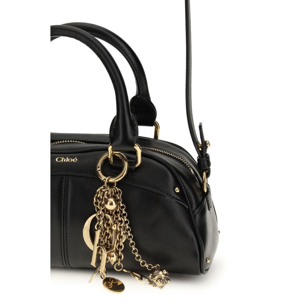 Chloé Black Calf Leather Bos Taurus Handbag