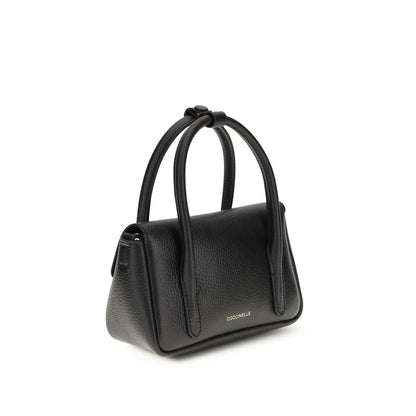 Coccinelle Black Calf Leather Bos Taurus Handbag