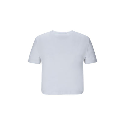 Fendi White Cotton T-Shirt