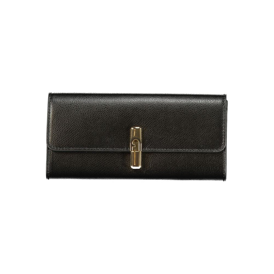 Furla Nero Leather Women Wallet
