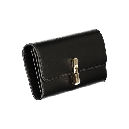 Furla Nero Leather Women Wallet