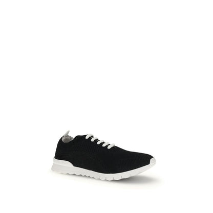 Kiton Black Rubber Athletic Sneakers