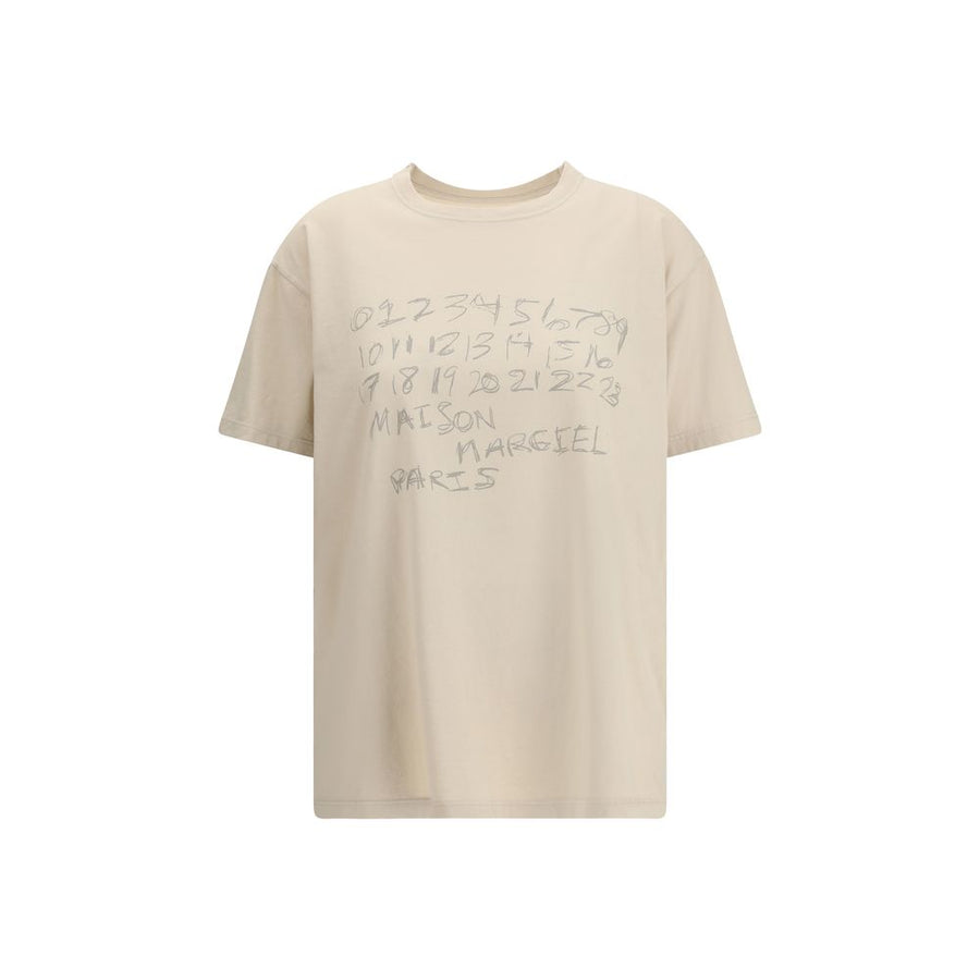 Margiela Beige Cotton T-Shirt