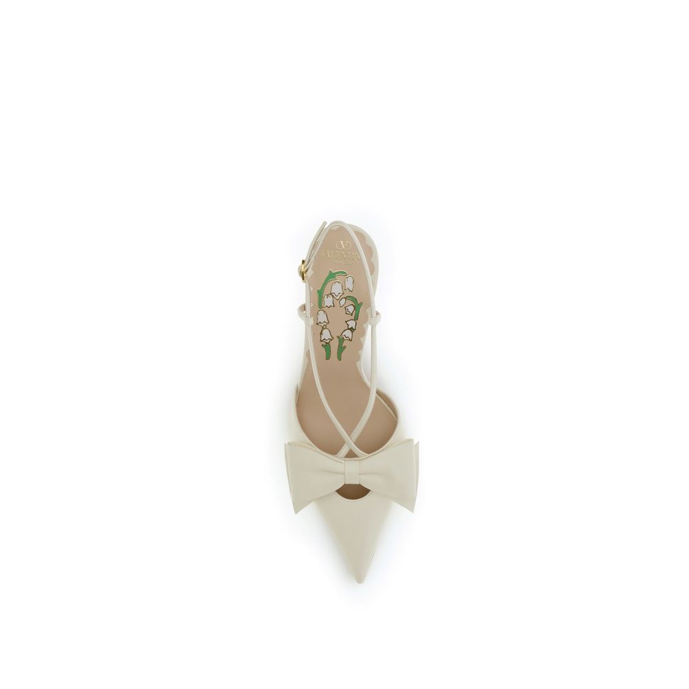 Valentino Garavani Cream Lamb Ovis Aries Aries High Heel Pumps