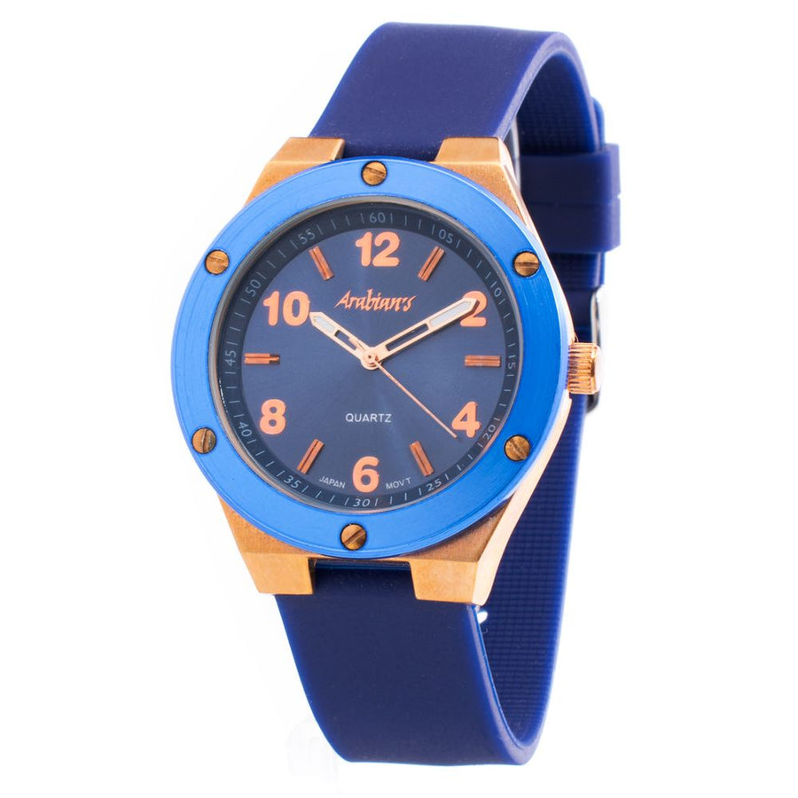 ARABIANS Blue Rubber Bracelet Watch