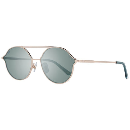 WEB EYEWEAR Rose Gold Metal Sunglasses