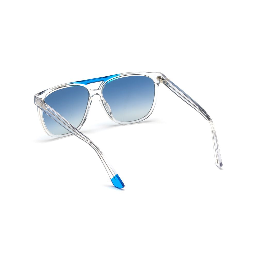 WEB EYEWEAR Transparent Plastic Sunglasses
