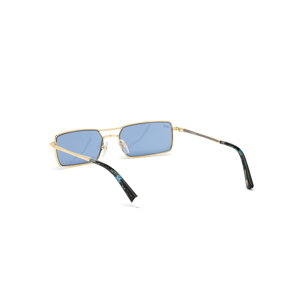 WEB EYEWEAR Gold Metal Sunglasses