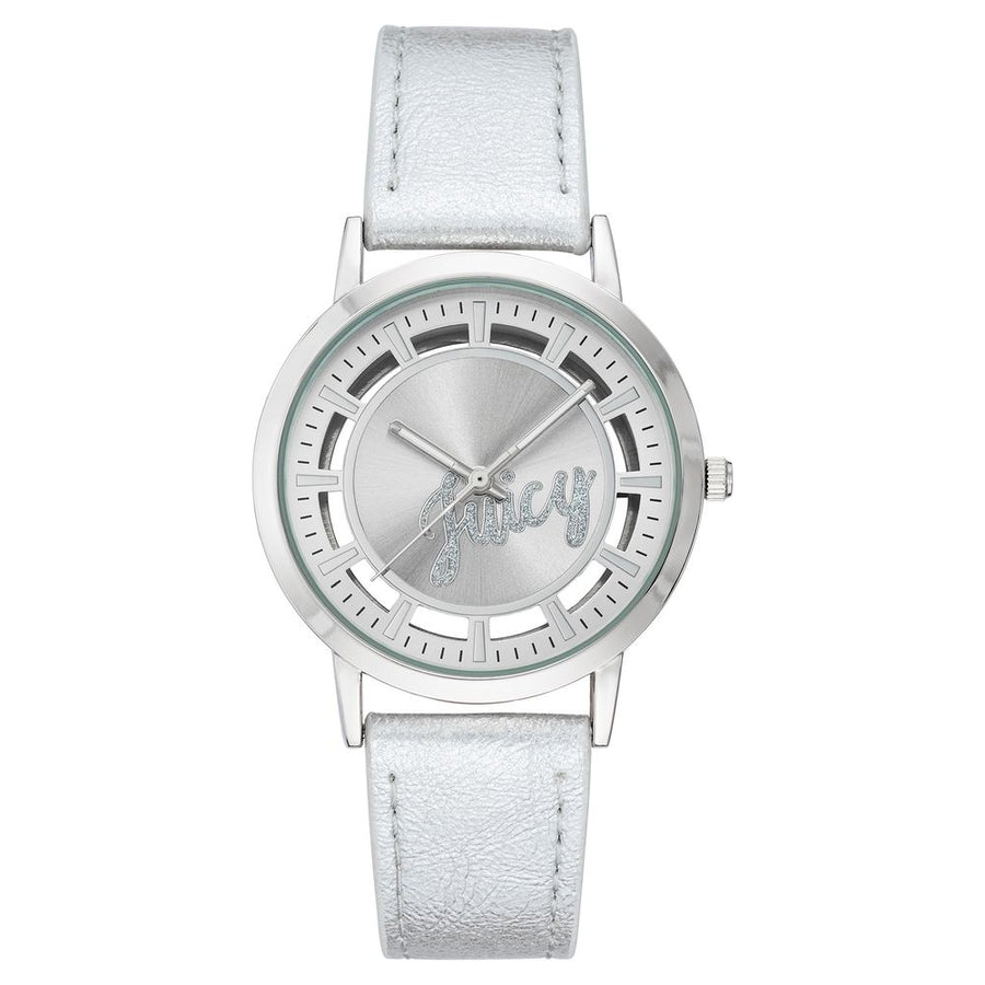 Juicy Couture Silver Plastic Dress Watch