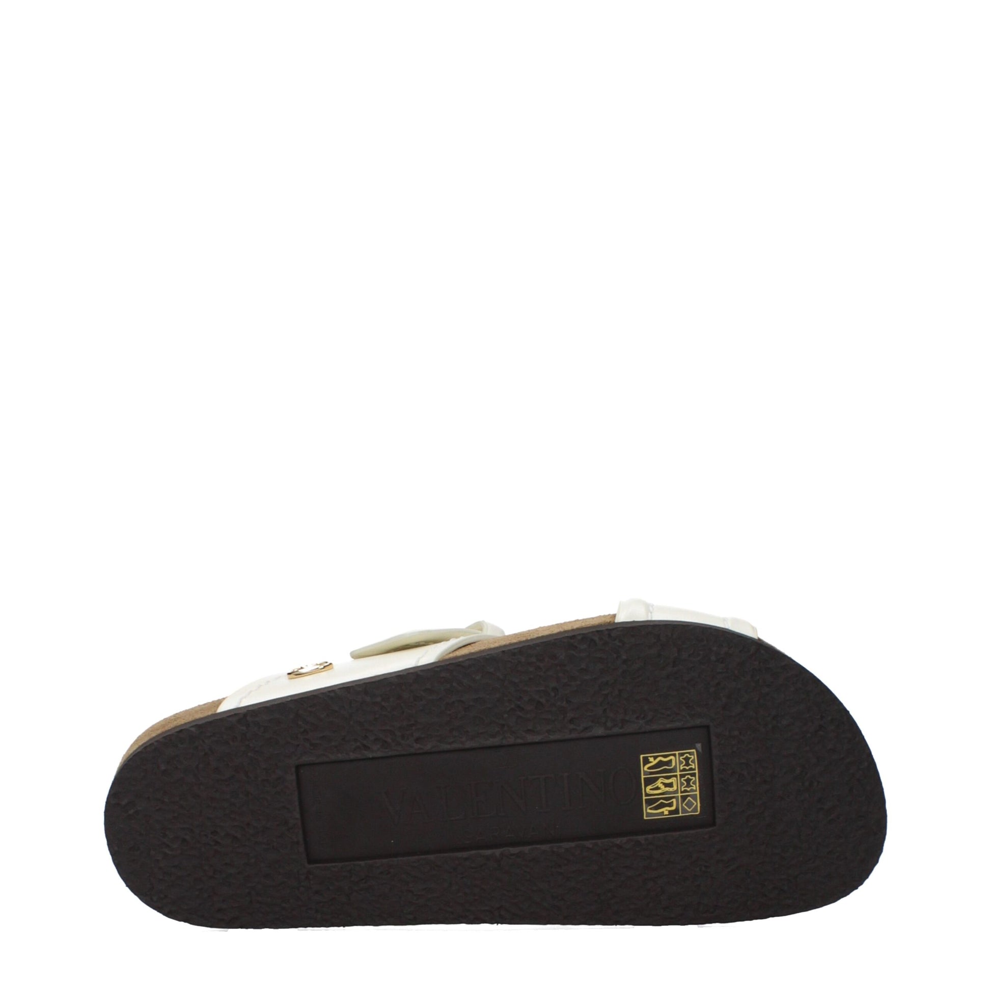 Valentino Garavani Beige Leather Slippers