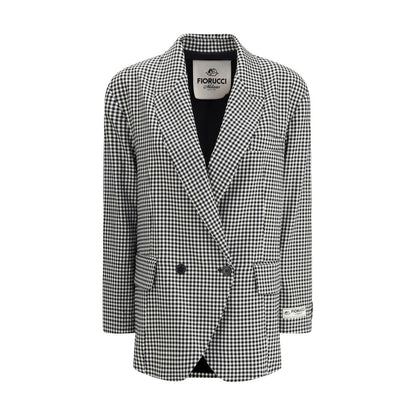 Fiorucci Multicolor Fleece Wool Blazer
