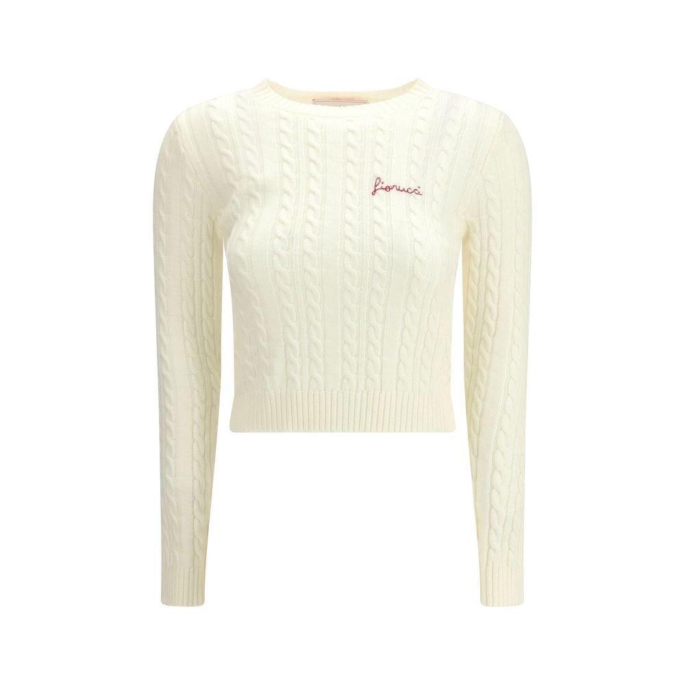 Fiorucci Cream Merino Wool Sweatshirt