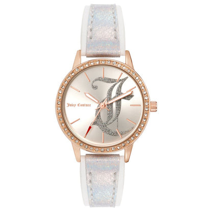 Juicy Couture White Plastic Dress Watch