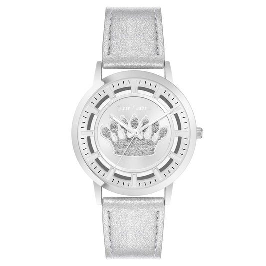 Juicy Couture Silver Plastic Dress Watch