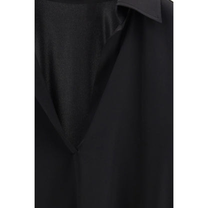 Tom Ford Black Silk Polo Shirt