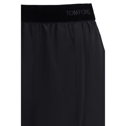 Tom Ford Black Silk Casual Pants