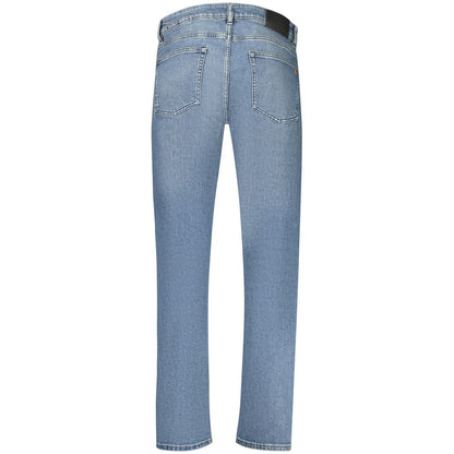 Hugo Boss Blu Cotton Men's Slim Jeans