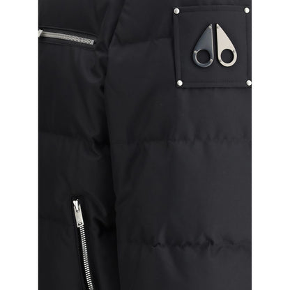 Moose Knuckles Black Polyester Bomber