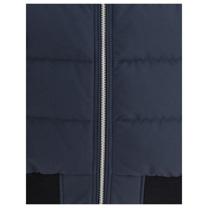 Moose Knuckles Blue Polyester Bomber