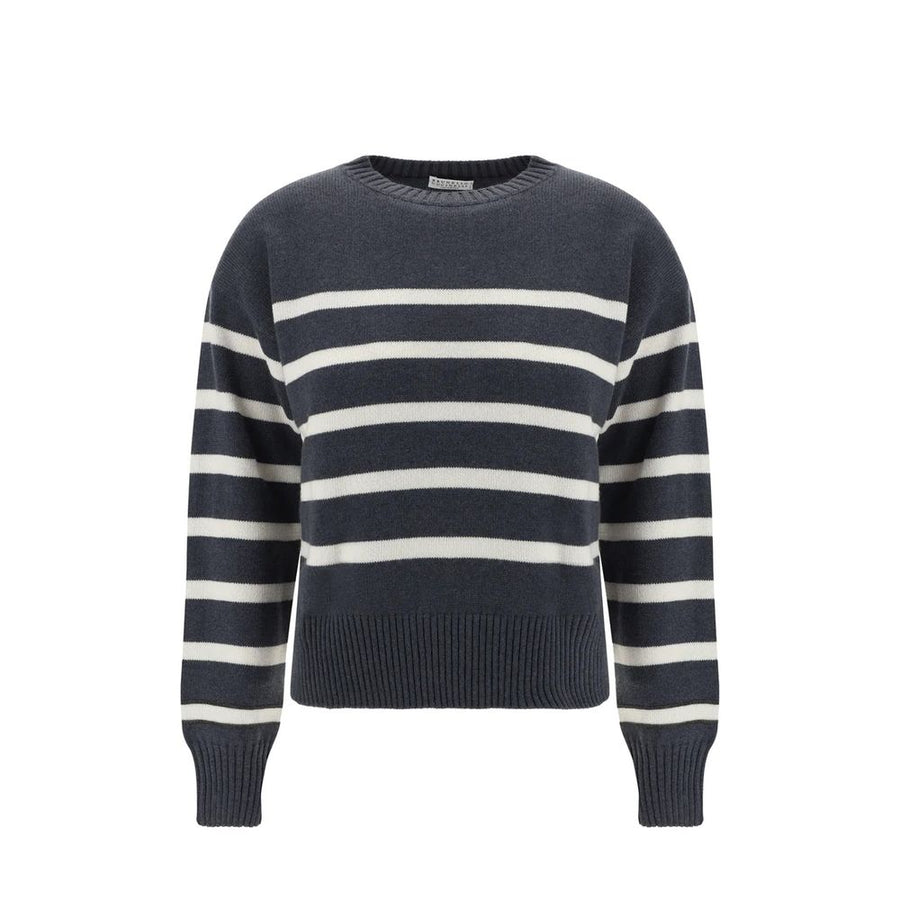 Brunello Cucinelli Gray Cashmere Cashmere Sweater