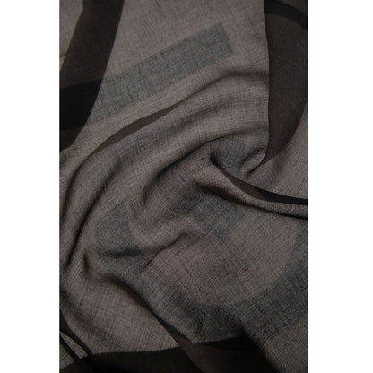 Givenchy Gray Cashmere Scarf