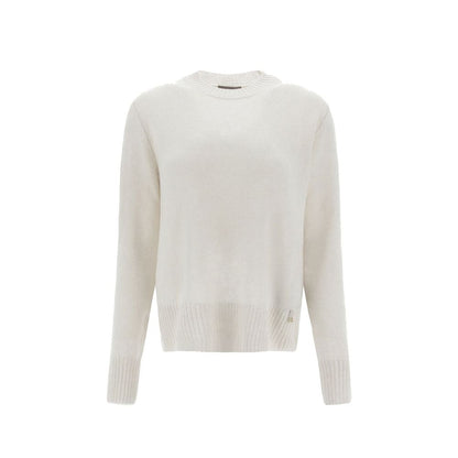 Herno White Cashmere Cashmere Sweater