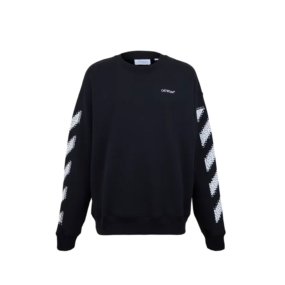 Off-White Black Cotton Sweatshirt