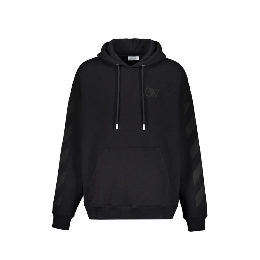 Off-White Black Cotton Sweatshirt