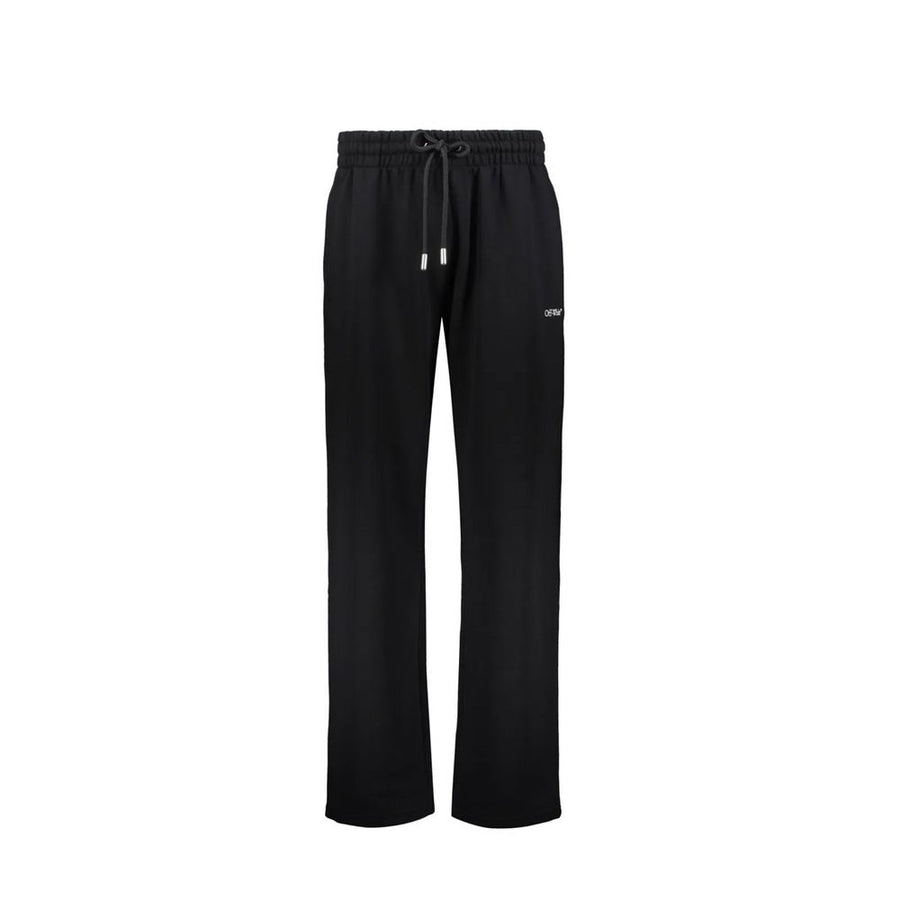 Off-White Black Cotton Athletic Pants