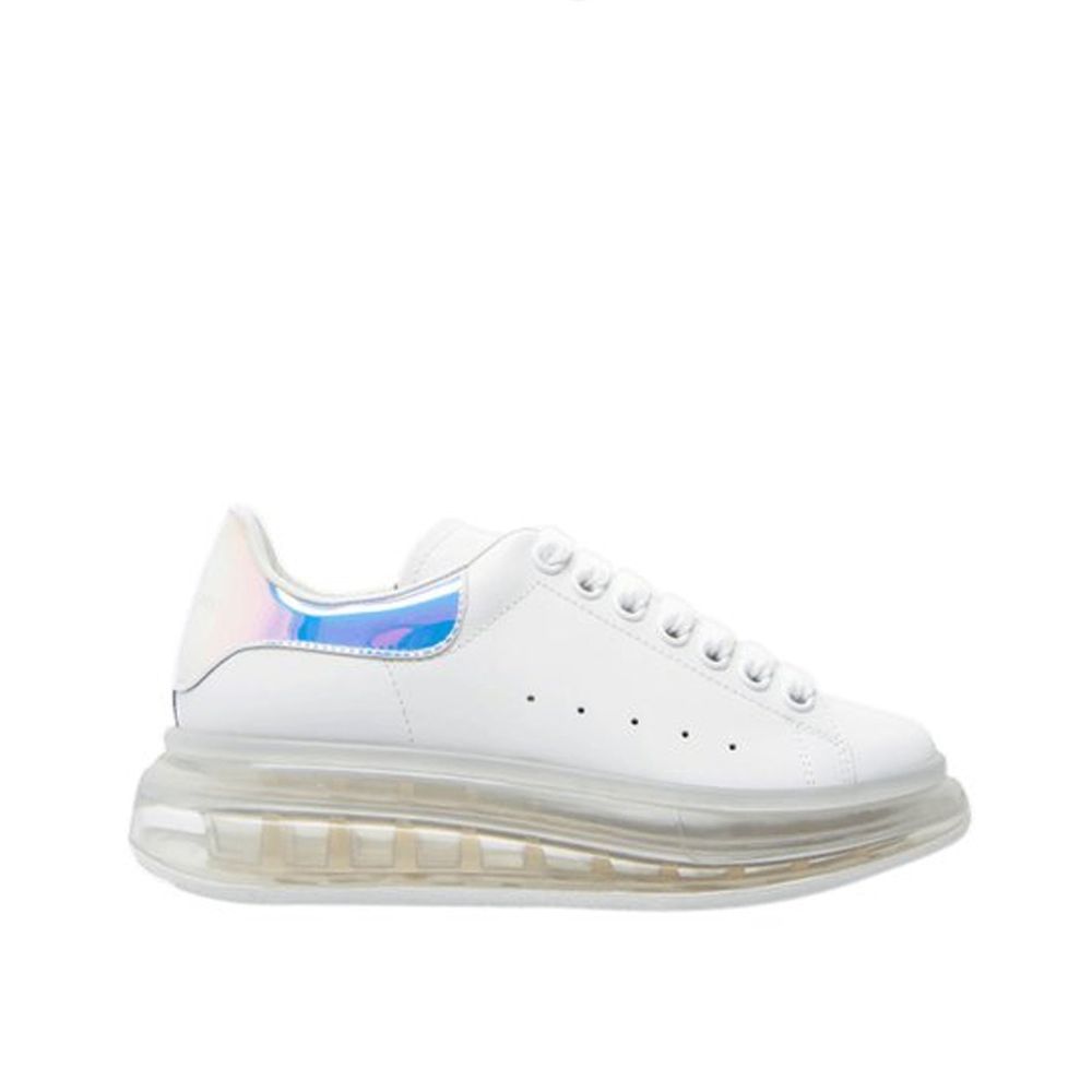 Alexander McQueen White Calfskin Chunky Sneakers